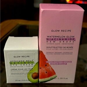 Glow Recipe Highlighting Serum & Retinol Eye Cream. BNWT!